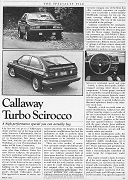 1983 Callaway Scirocco