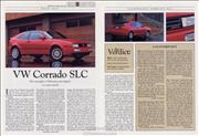 Car & Driver- 1992 Corrado