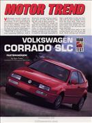 Motor Trend- 1992 Corrado